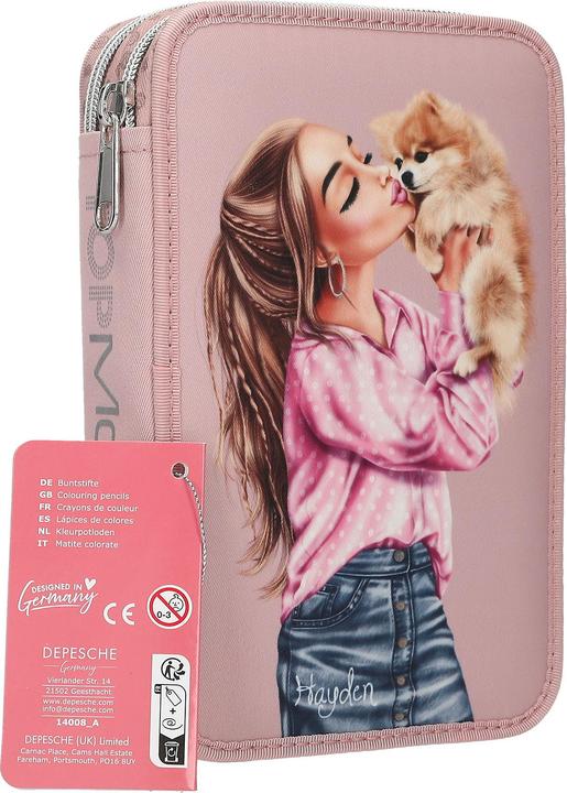 Produktbild Top Model Topmodel - Double Pencil Case DOTS - Rosé