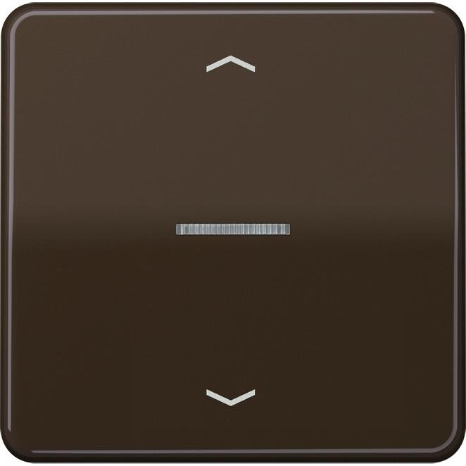 JUNG, Zubehör Schalterprogramm, Wippe 2t Jalousie CD br glz Pfeile CD101KO5PBR