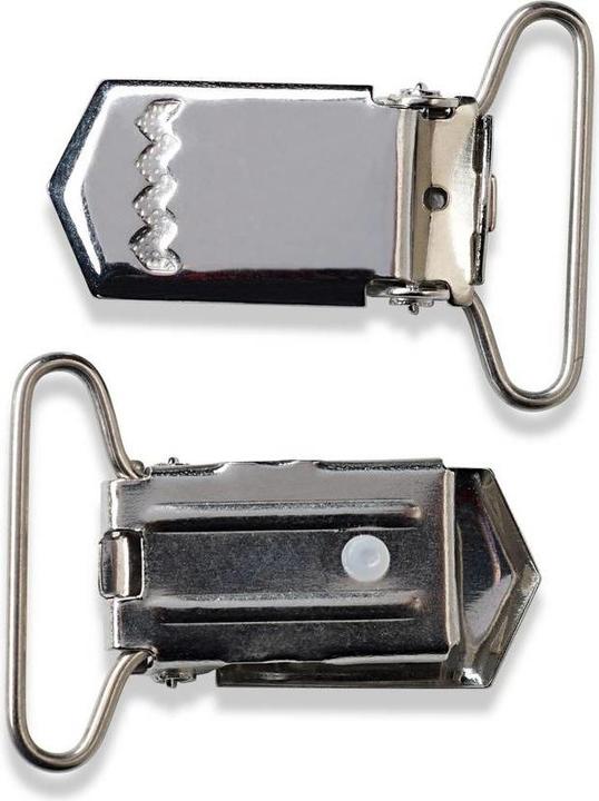 Image du produit Prym Clips de bretelles, argent 18 mm, carte 2 pcs, acier