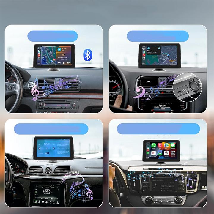 Produktbild Werkstein Digitales Autoradio FM Transmitter, MP5, Bluetooth, CarPlay, Android Auto (Android Auto, MirrorLink, Apple Carplay)