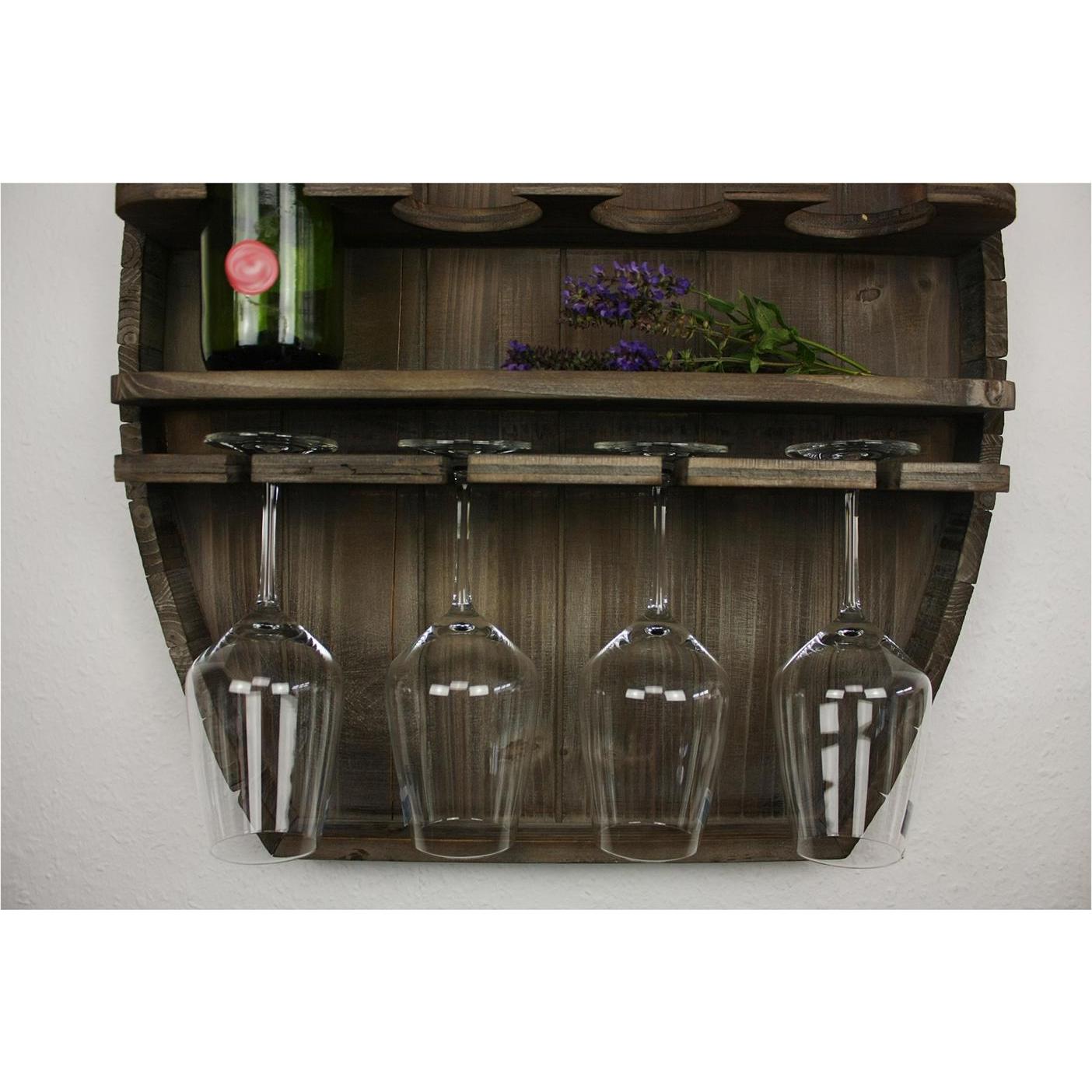 HTI-Line, Weinregal, Wandbar Weinfass Likörbar Grappabar Weinbar