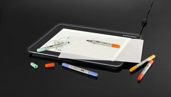 Image du produit Transotype Table lumineuse à LED "DRAWING LIGHT TABLE", DIN A3 (Table des enfants)