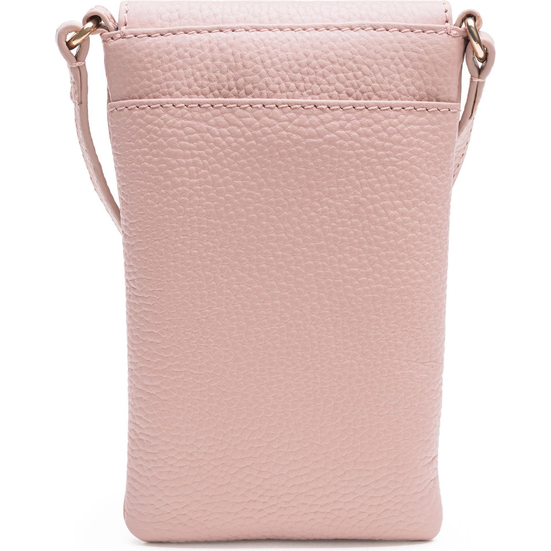 Thumbnail - Lazarotti, Handtasche, Bologna Leather Handytasche Leder 10 cm, Rosa