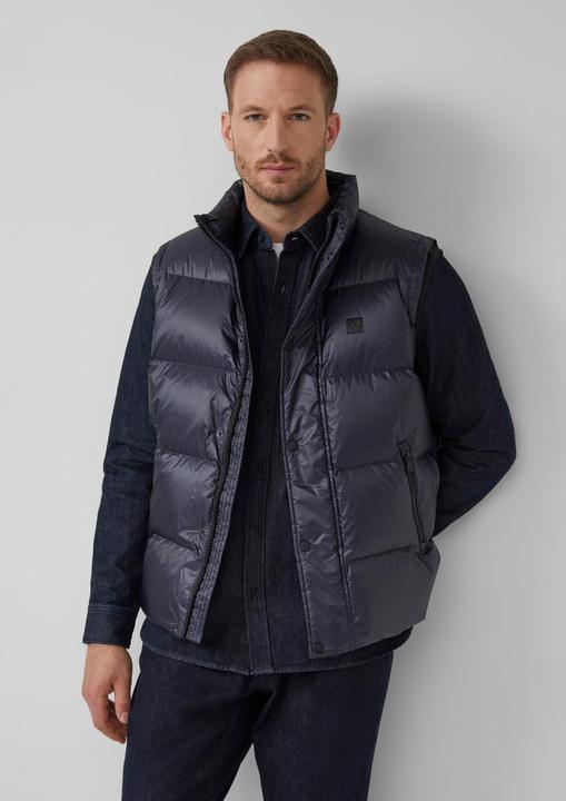 Produktbild s.Oliver Outdoor-Weste Edle Steppweste mit recycelter Daune (M)