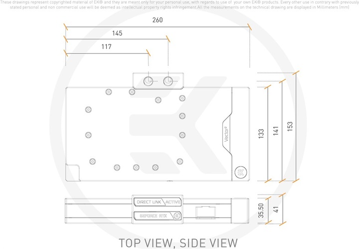 Produktbild EKWB EK QuanVec² Strix/TUF RTX 4080 ABP D-RGB 3831109896037