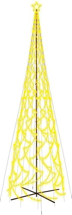 vidaXL LED-Weihnachtsbaum Kegelform Warmweiss 3000 LEDs 230x800 cm