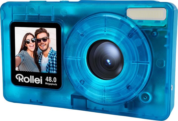 Immagine prodotto Rollei Compactline Pocket Digital Camera, Blue (48 Mpx)