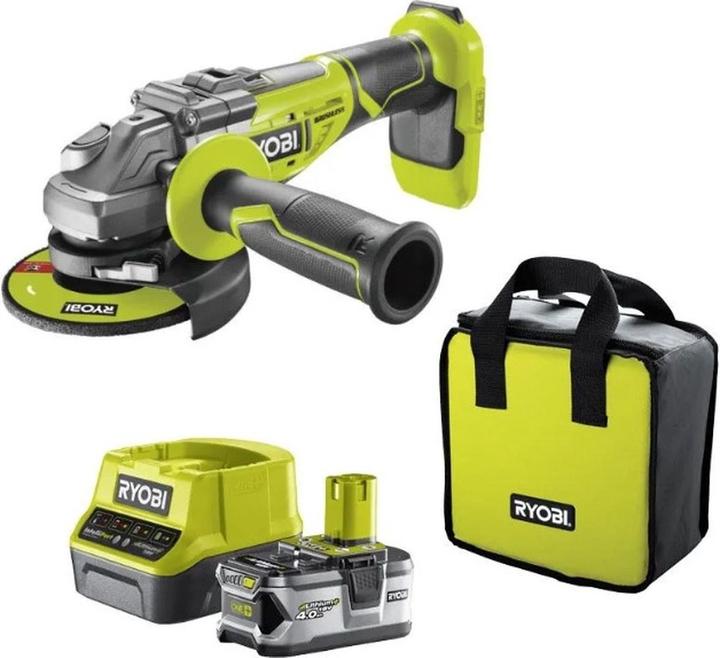 Actual product image Ryobi R18AG7-140S cordless angle grinder (125 mm)