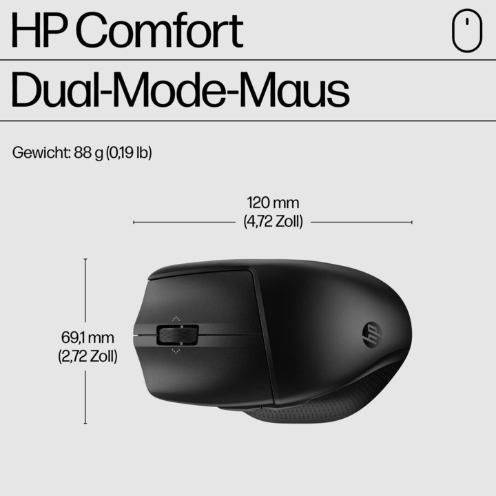 Produktbild HP ACC: 685 Comfort Dual-Mode Keyboard and Mouse Combo (Eng. Int., Kabellos)