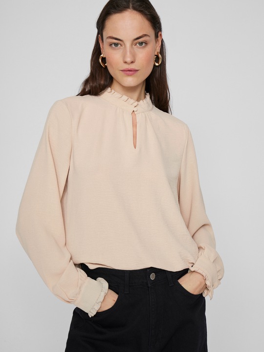 Produktbild Vila High Neck Oberteil mit langen Ärmeln (42)