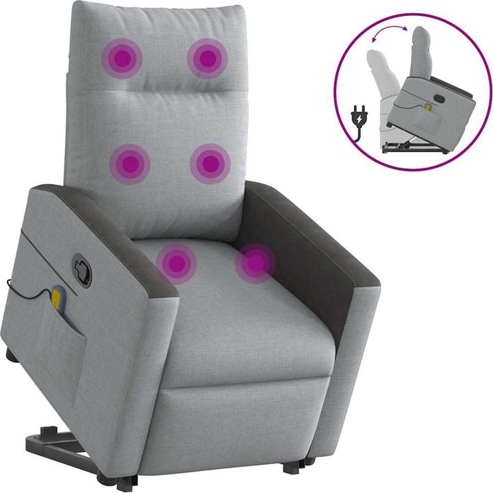 Produktbild vidaXL Massagesessel mit Aufstehhilfe