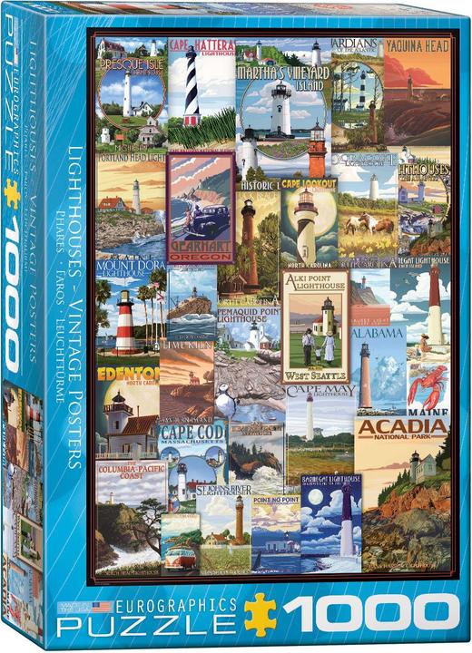 Produktbild Eurographics Leuchttürme (1000 Teile)