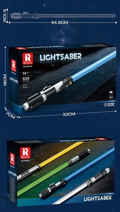 Actual product image ReoBrix Blue lightsaber