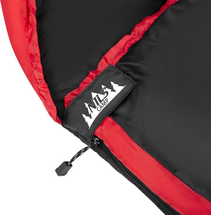 Produktbild Nils CAMP NC2012 sleeping bag Black and red (190 cm)