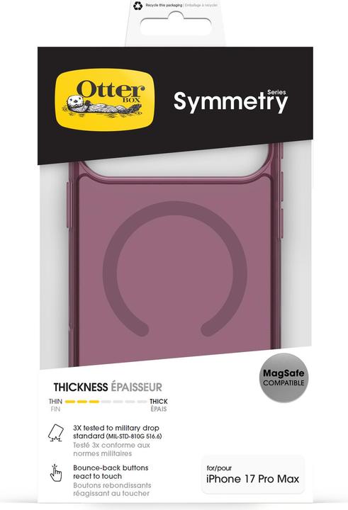 Immagine prodotto OtterBox Symmetry Clear MagSafe Camera Control (Apple iPhone 17 Pro Max)