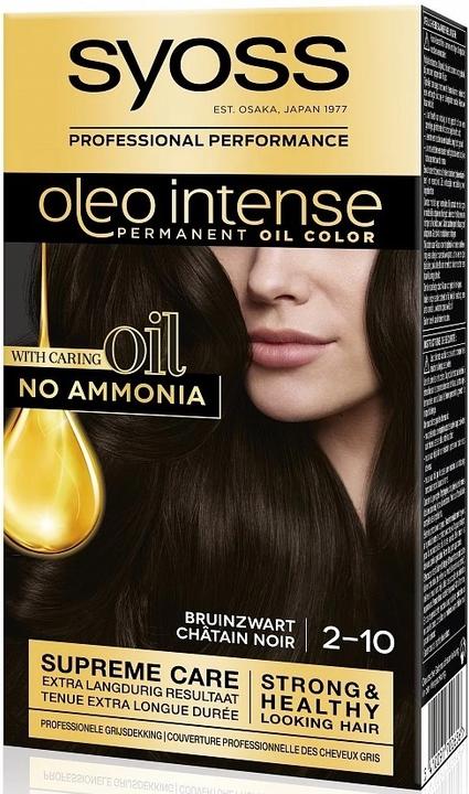 Produktbild Syoss Color Oleo Intense 210 Brown Black Hair Color (210 Braun Schwarz)