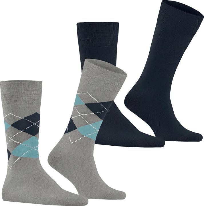 Actual product image Burlington Everyday Argyle Mix (x2) (pack of 2, 40 - 46)