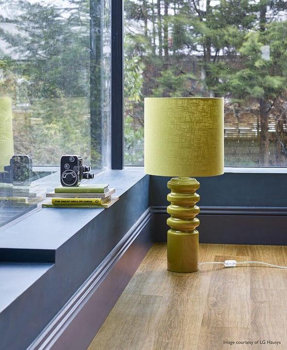 Actual product image Elstead Lighting Contour table lamp E27 lime lime, Made in UK (E27)