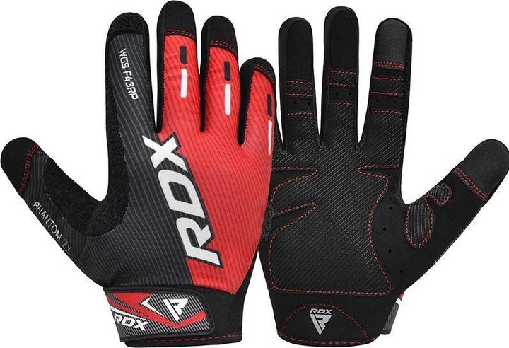Actual product image Rdx F43 Full Finger Touch Screen Gym Workout Gloves (S)