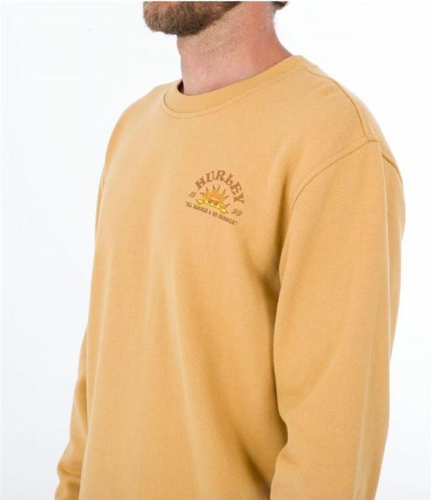 Produktbild Hurley Herren Sweater ohne Kapuze No Bummers Ocker (S)