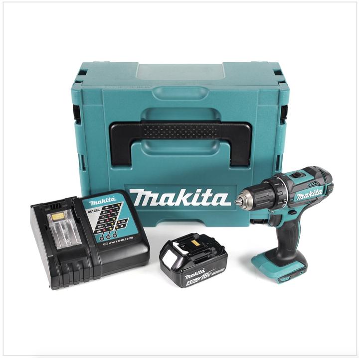 Produktbild Makita DDF 482 RM1J Akku Bohrschrauber 18V 62Nm im Makpac + 1x 4,0 Ah Akku + Ladegerät (Akkubetrieb)