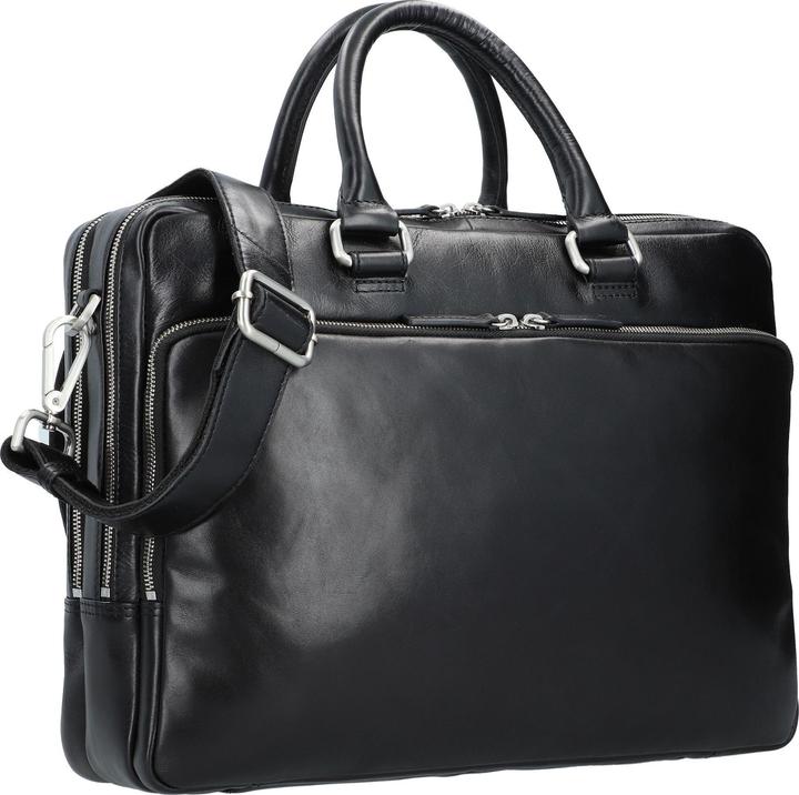 Actual product image Leonhard Heyden Leather bag - Briefcase " Cambridge " (10 l)
