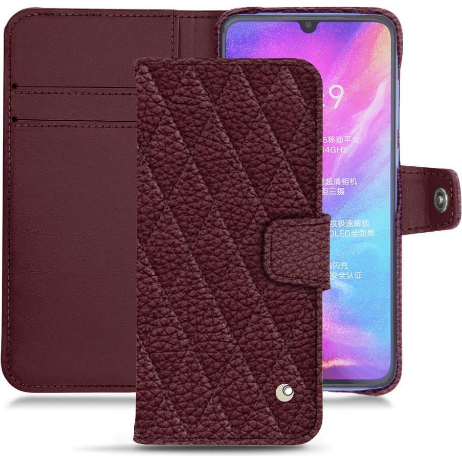 Noreve Lederschutzhülle Wallet (Xiaomi Mi 9), Smartphone Hülle, Violett