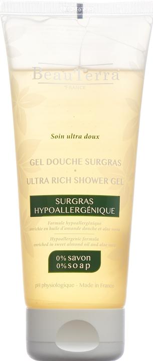 Image du produit BeauTerra Gel douche surgras Hypoallergénique (200 ml)