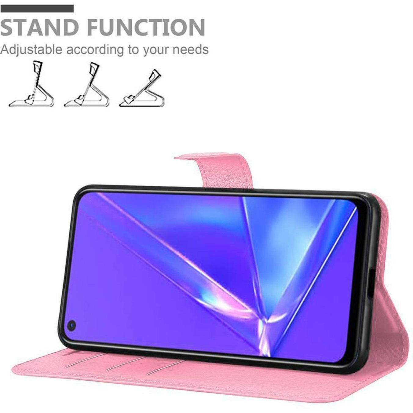Thumbnail - Cadorabo Book mit Standfunktion Cover (Oppo A72), Smartphone Hülle, Pink