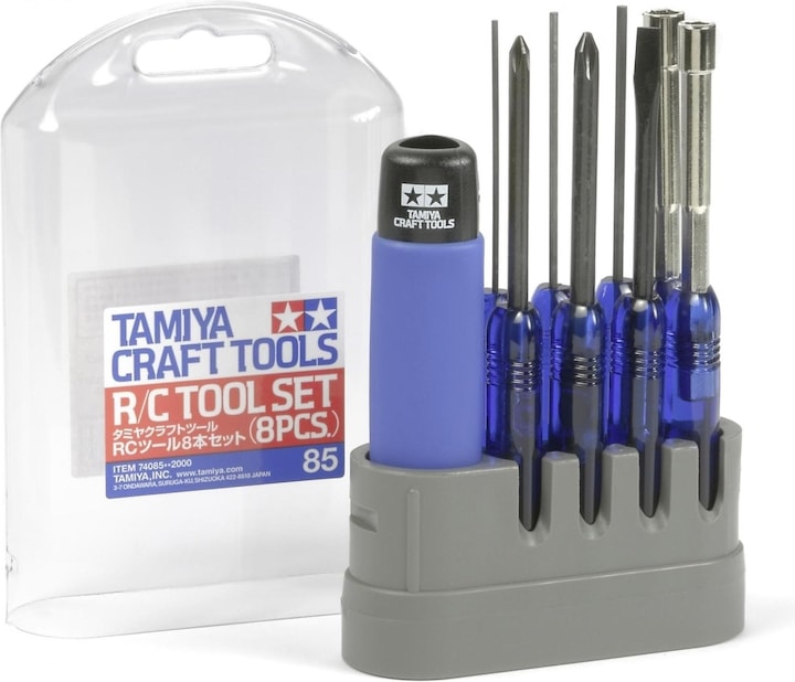 Actual product image Tamiya RC-toolset 8 pcs.