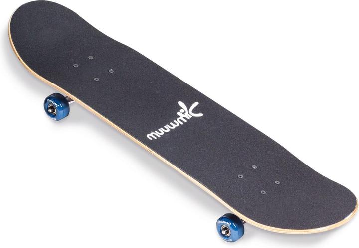 Muuwmi Skateboard ABEC 5, Wave with backpack, colourful, one size fits all