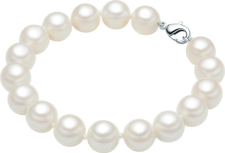 Produktbild Lulu & Jane Messing Muschelkernperle silber - 33464 (21 cm, Messing)