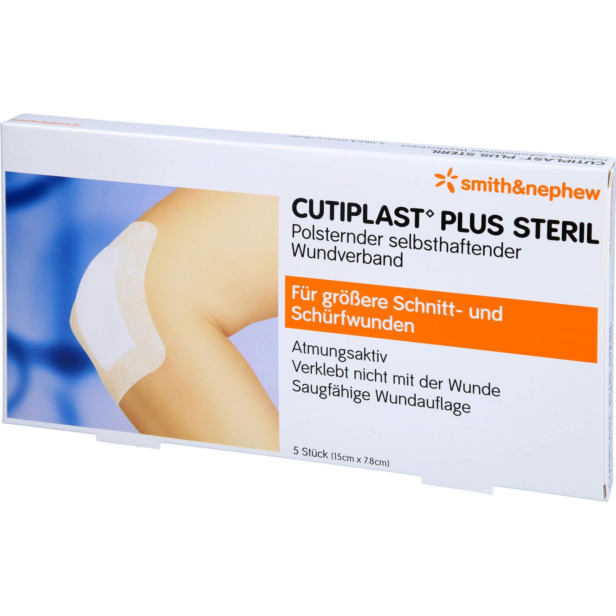 Thumbnail - Smith & nephew, Pflaster, Cutiplast 15x7.8 Plu Ster, 5 St VER (5 x)