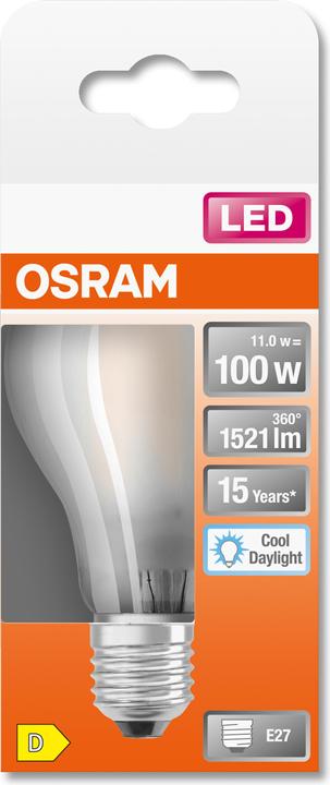 Productafbeelding Osram Ster Klassieker A (E27, 100 W, 1521 lm, 1 x, D)
