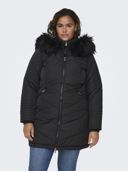 Produktbild Only Kapuze Gerippte Ärmelbündchen Mantel Mantel (50)