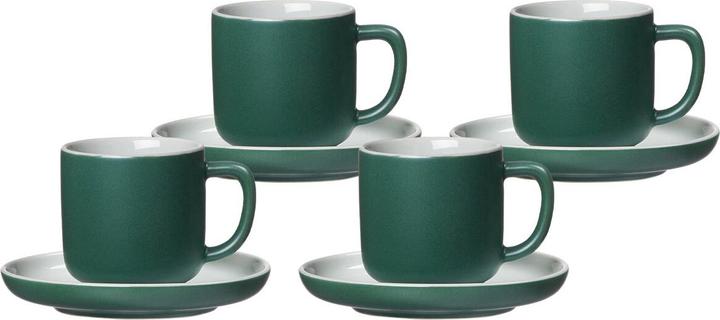 Ritzenhoff & Breker Espressotassen mit Untertassen JASPER (100 ml, 4 x)