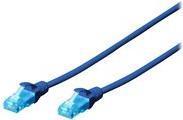 Image du produit Digitus CAT 5e Câble patch U-UTP 26/7, 1,5m, bleu (U/UTP, CAT5e, 1.50 m)