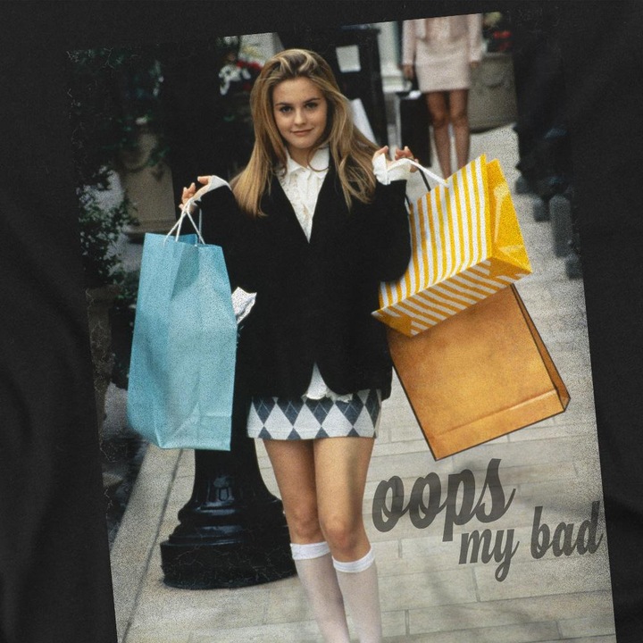 Actual product image Clueless Mens Oops My Bad T-Shirt (S)