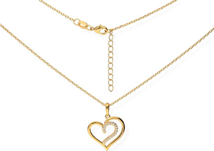 Produktbild Carat Hearts (Messing Plaqué Or, 42 cm)