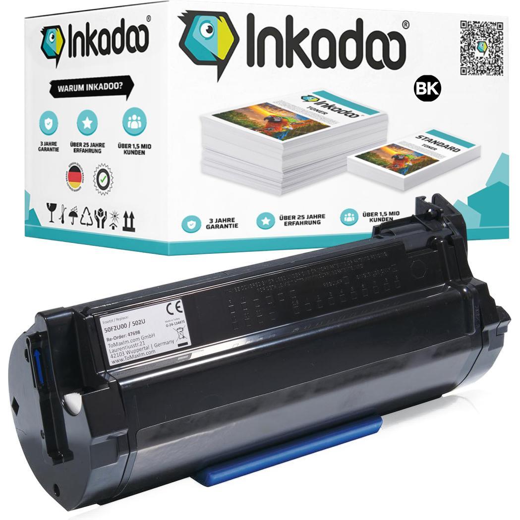 Inkadoo, Toner, Kompatibel Toner für Lexmark MS 610 dte (BK)