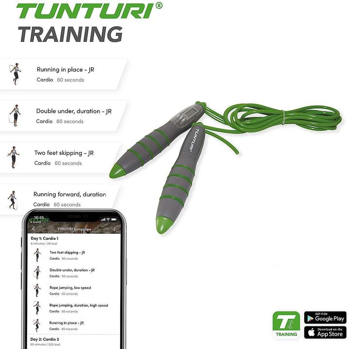 Produktbild Tunturi Digitales Springseil mit Zähler (300 cm)