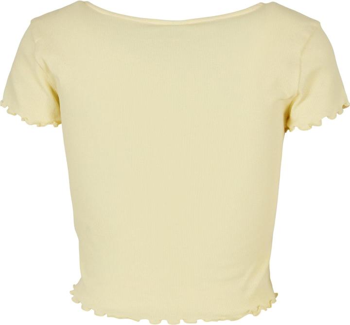 Produktbild Urban Classics Ladies Cropped Button Up Rib Tee (XXL)