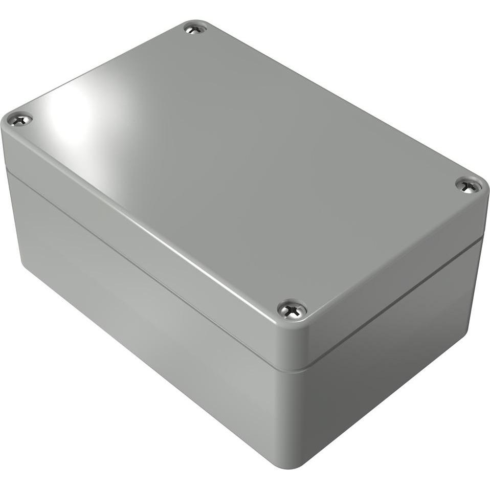 Bopla Universalgehäuse hellgrau 120 x 80 x 55 mm ABS IP65 EUROMAS (Gehäuse), Elektronikzubehör + Gehäuse, Grau