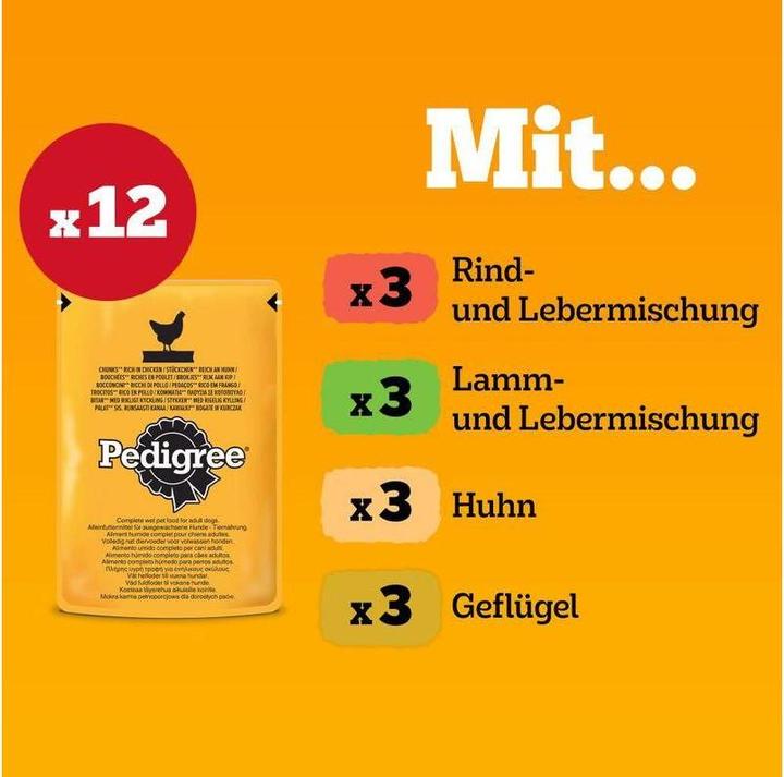 Image du produit Pedigree Senior en Gelée Multipack (Senior, 12 pcs, 1200 g)