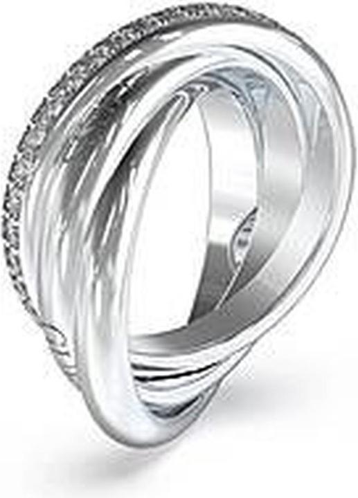Guess Fashion steel ring with zircons Perfect JUBR04067JWRH - Circuit: 54 mm