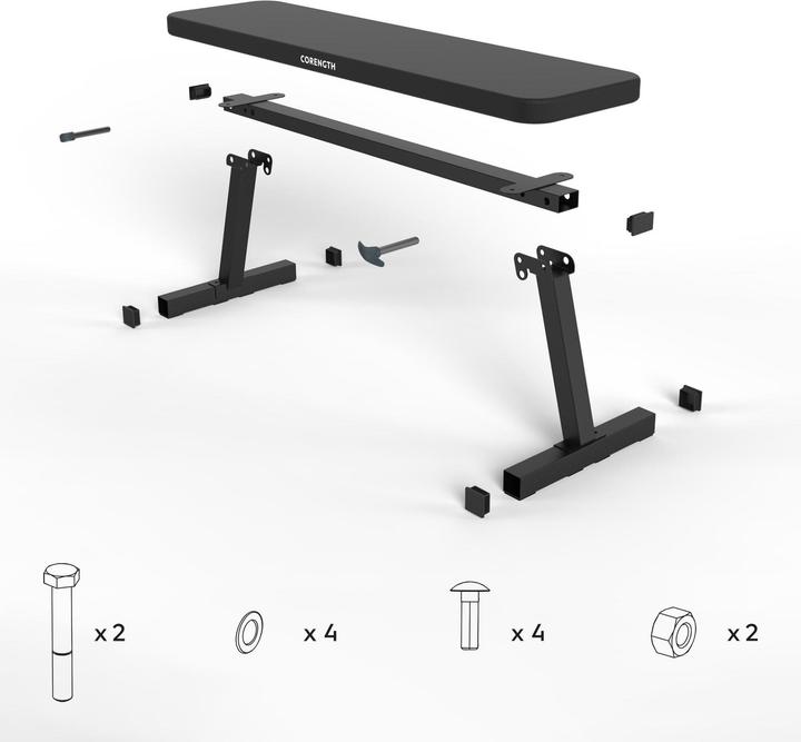 Corength Rueckenlehnenstuetze Ersatzteil fuer Hantelbank