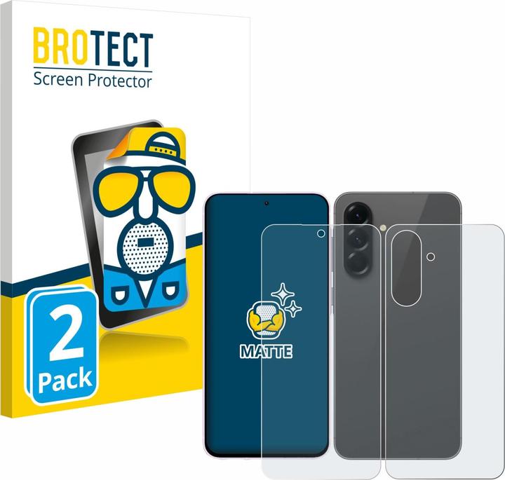 BROTECT Entspiegelungsfolie Displayschutz Displayschutzfolie Folie Matt (2 Stk., Samsung Galaxy A56)