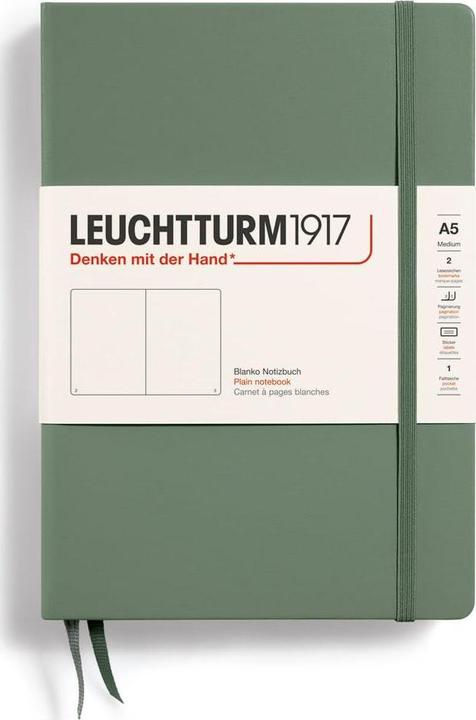 Image du produit Leuchtturm1917 Carnet de notes (A5, Blanc, Couverture rigide)