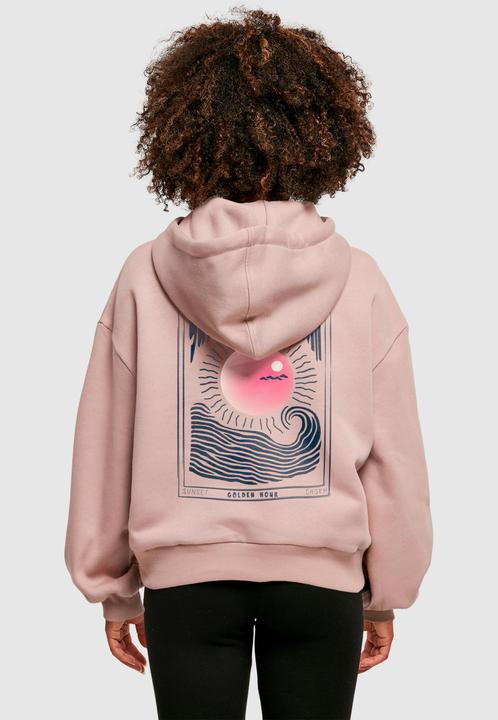 Actual product image Merchcode Ladies Sunset Charm Oversized Hoody - 170047 (3XL)