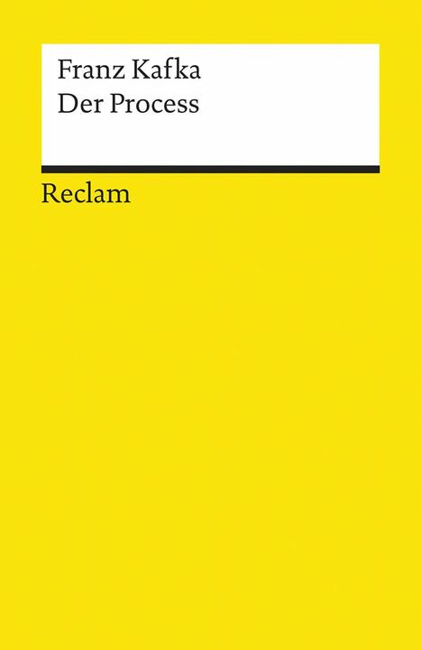 Nährwerte und Zutaten Der Process (Deutsch, Franz Kafka, 2011)